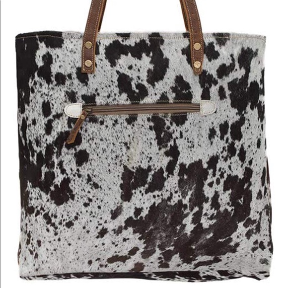 Myra hairon pocket tote bag (S-0722) - Picture 6 of 6